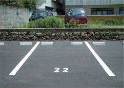 駐車場ライン引きシングルタイプ