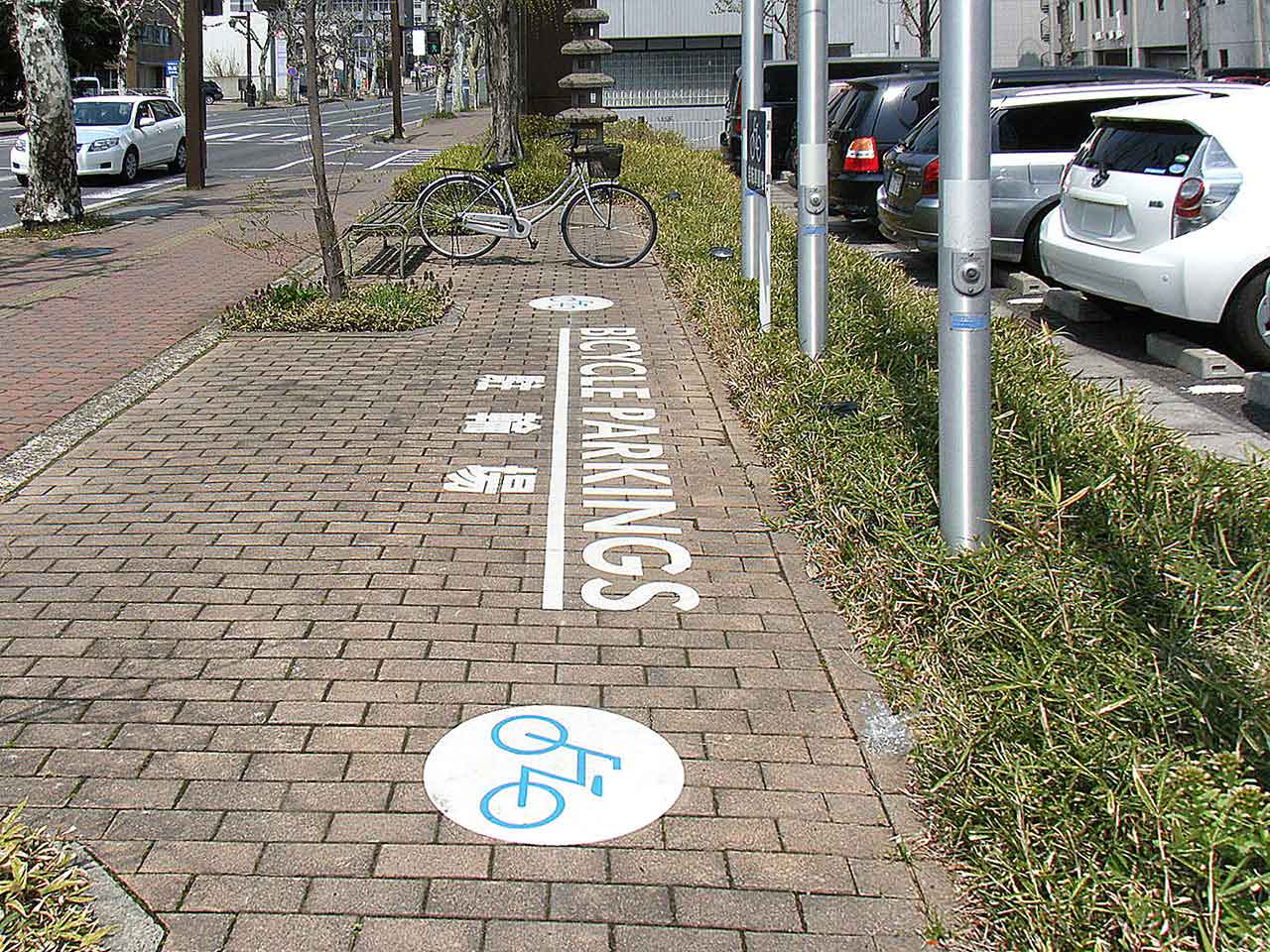 自転車マーク　文字【BICYCLE PARKING】