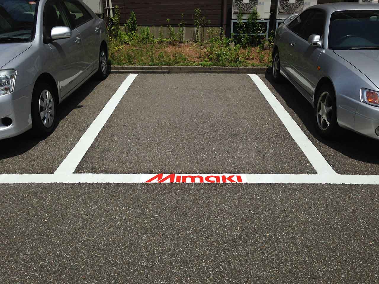 駐車場デザインライン【Mimaki】