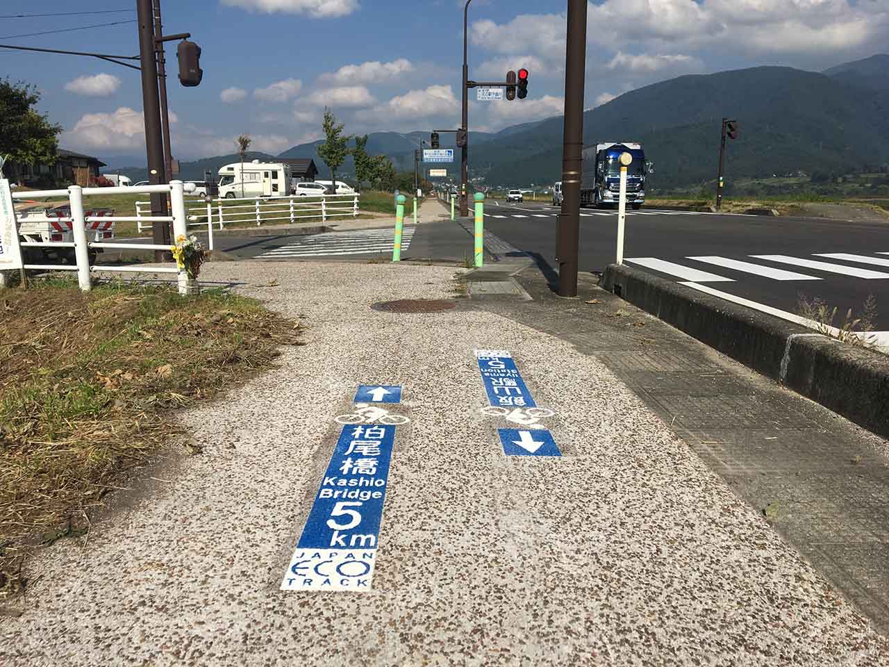 JAPAN ECO TRACK 距離表示