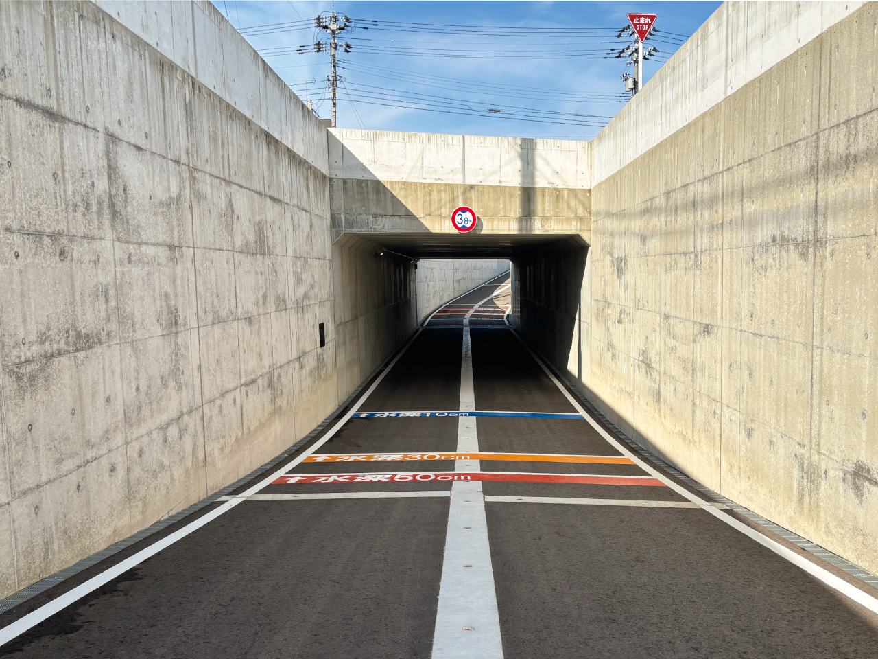 冠水標示【 富山県 下新川郡 】