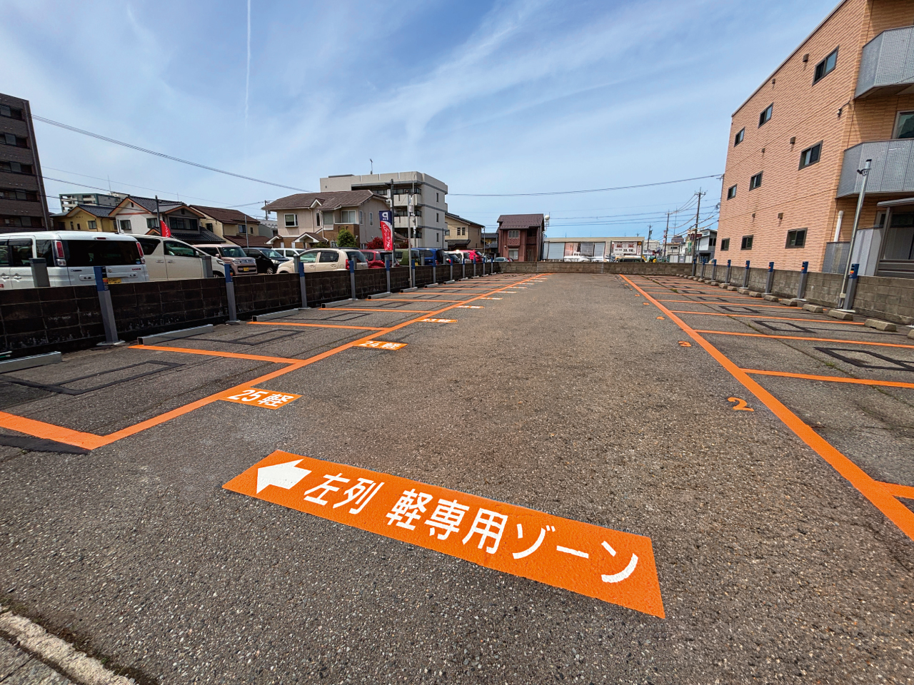 誘導案内【駐車番号・軽】