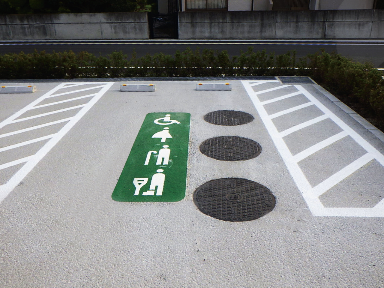 優先駐車マーク(複合型）