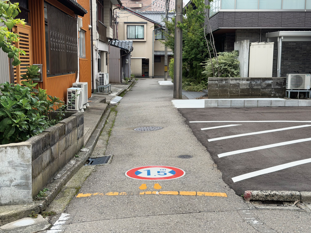 最大幅1.5ｍ標識